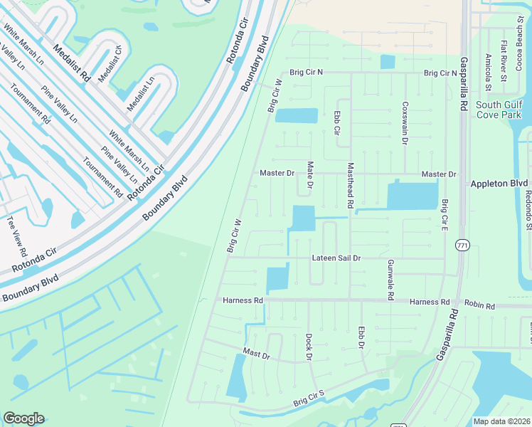 map of restaurants, bars, coffee shops, grocery stores, and more near 3 Topside Road in Placida