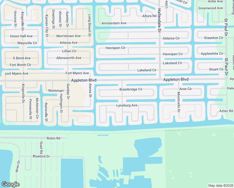 map of restaurants, bars, coffee shops, grocery stores, and more near 15236 Brainbridge Circle in Port Charlotte
