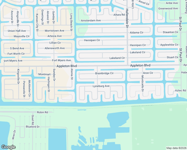 map of restaurants, bars, coffee shops, grocery stores, and more near 15084 Brainbridge Circle in Port Charlotte