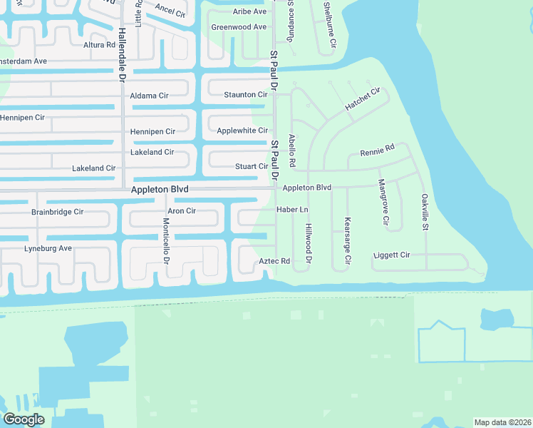map of restaurants, bars, coffee shops, grocery stores, and more near 15541 Havana Circle in Port Charlotte
