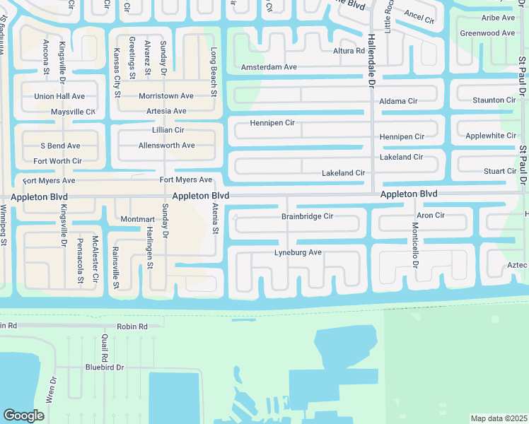 map of restaurants, bars, coffee shops, grocery stores, and more near 15084 Brainbridge Circle in Port Charlotte