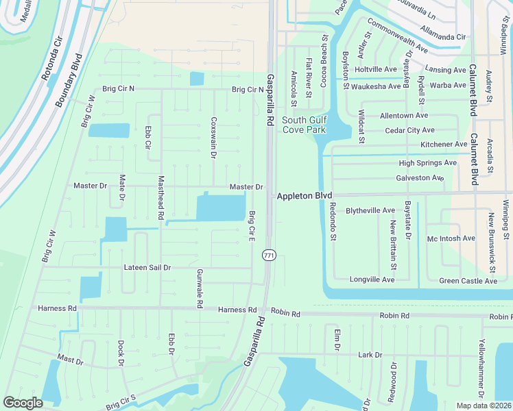 map of restaurants, bars, coffee shops, grocery stores, and more near 71 Brig Circle East in Placida