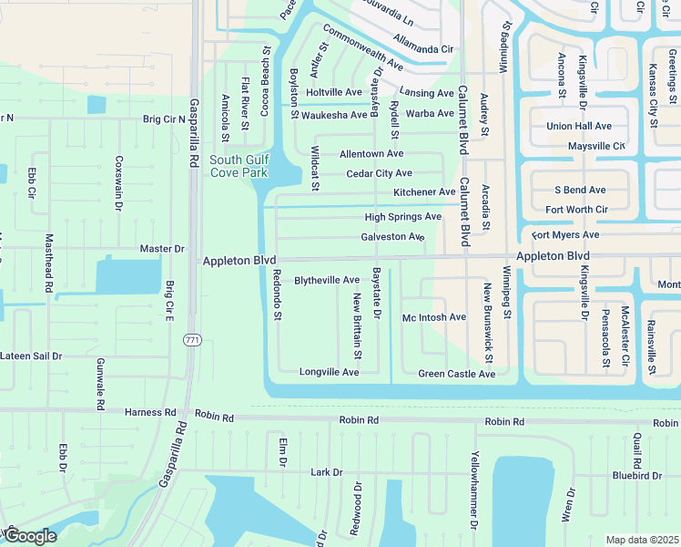 map of restaurants, bars, coffee shops, grocery stores, and more near 13298 Blytheville Avenue in Port Charlotte