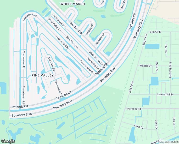 map of restaurants, bars, coffee shops, grocery stores, and more near 10 Tournament Road in Rotonda West