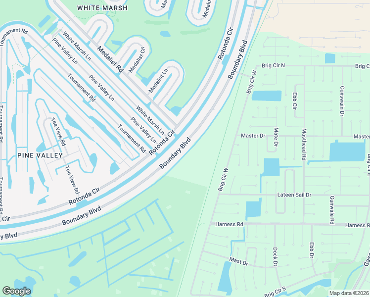 map of restaurants, bars, coffee shops, grocery stores, and more near 1033 Boundary Boulevard in Rotonda West