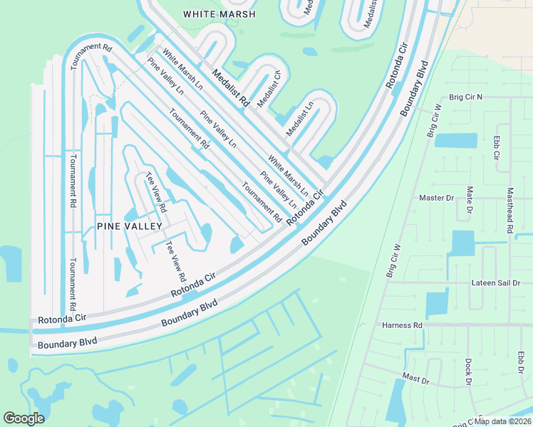 map of restaurants, bars, coffee shops, grocery stores, and more near 10 Tournament Road in Rotonda West