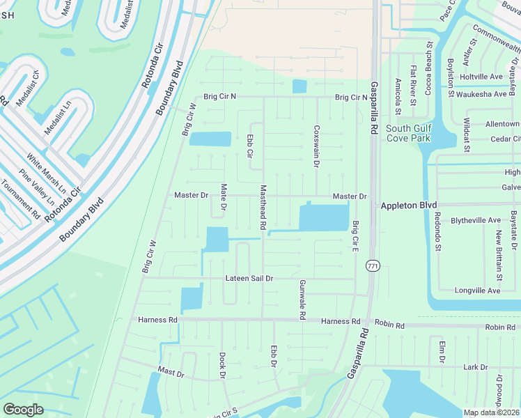 map of restaurants, bars, coffee shops, grocery stores, and more near 51 Masthead Road in Placida