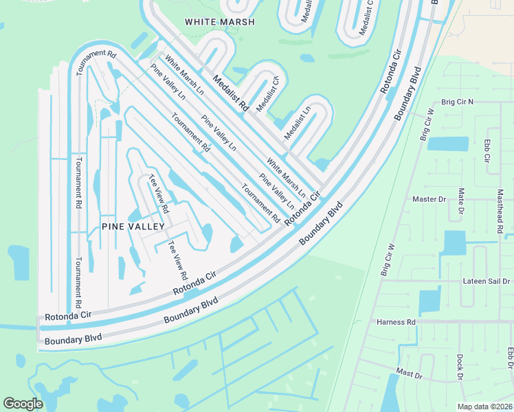 map of restaurants, bars, coffee shops, grocery stores, and more near 10 Tournament Road in Rotonda West