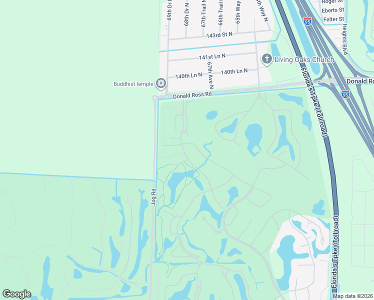 map of restaurants, bars, coffee shops, grocery stores, and more near 13706 Cross Pointe Drive in Palm Beach Gardens