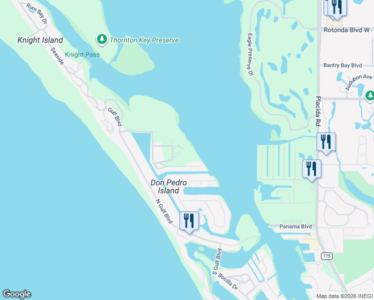 map of restaurants, bars, coffee shops, grocery stores, and more near 10470 Sunny Dreams Terrace in Englewood