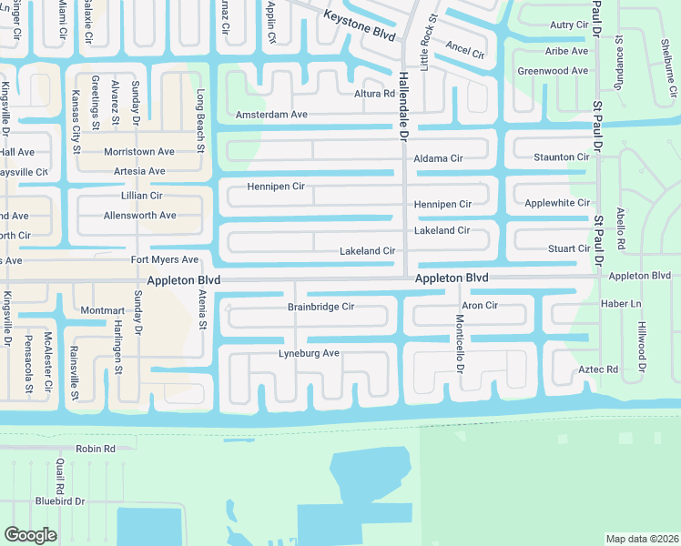 map of restaurants, bars, coffee shops, grocery stores, and more near 15138 Appleton Boulevard in Port Charlotte