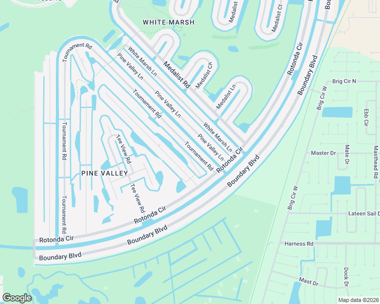 map of restaurants, bars, coffee shops, grocery stores, and more near 21 Tournament Road in Rotonda West