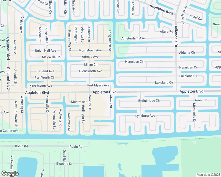 map of restaurants, bars, coffee shops, grocery stores, and more near 14490 Fort Myers Avenue in Port Charlotte