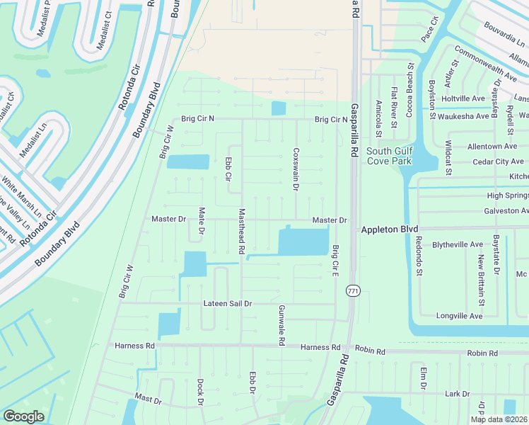 map of restaurants, bars, coffee shops, grocery stores, and more near 22 Reef Court in Placida
