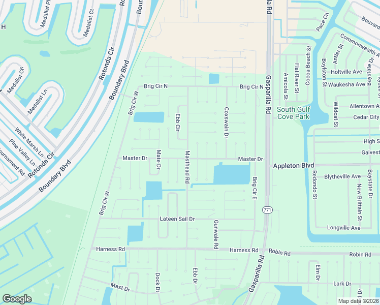 map of restaurants, bars, coffee shops, grocery stores, and more near 63 Masthead Road in Placida
