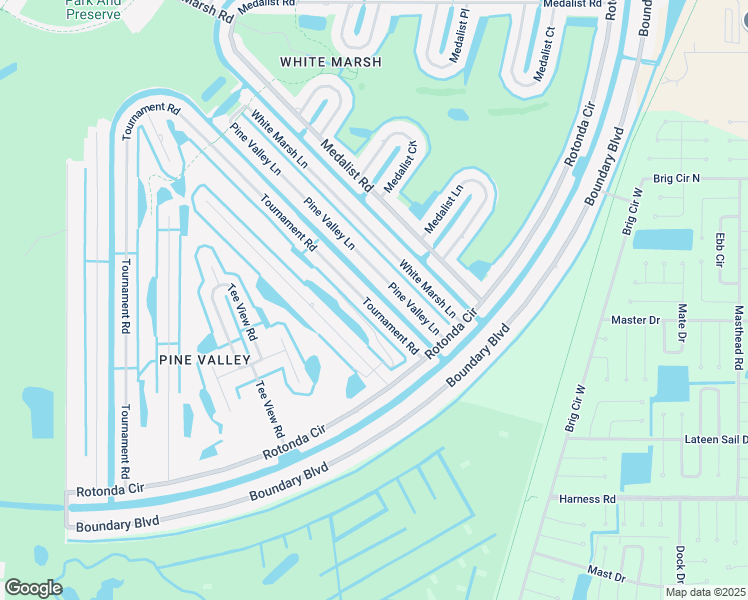 map of restaurants, bars, coffee shops, grocery stores, and more near 21 Tournament Road in Rotonda West