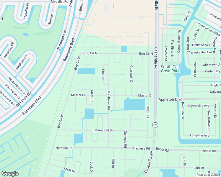 map of restaurants, bars, coffee shops, grocery stores, and more near 63 Masthead Road in Placida