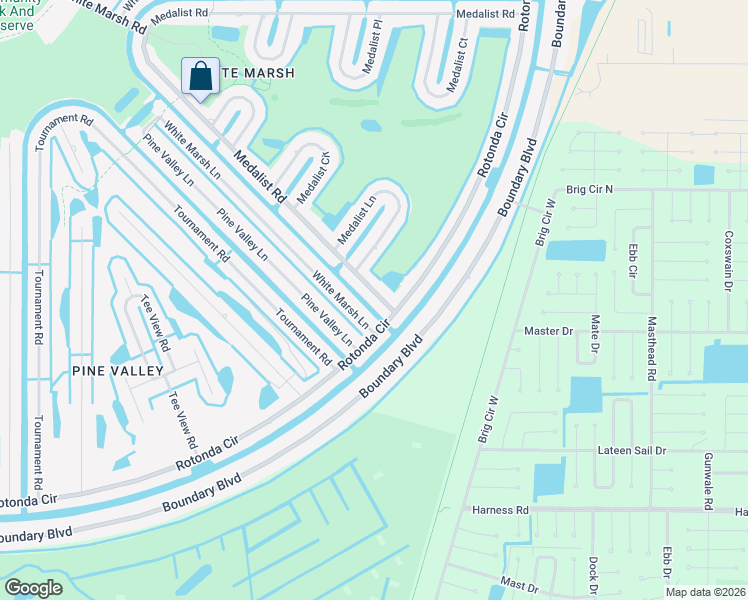 map of restaurants, bars, coffee shops, grocery stores, and more near 250 Medalist Road in Rotonda West