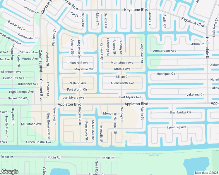 map of restaurants, bars, coffee shops, grocery stores, and more near 14559 Lillian Circle in Port Charlotte