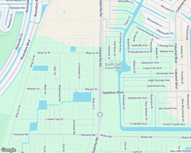 map of restaurants, bars, coffee shops, grocery stores, and more near 97 Brig Circle East in Placida