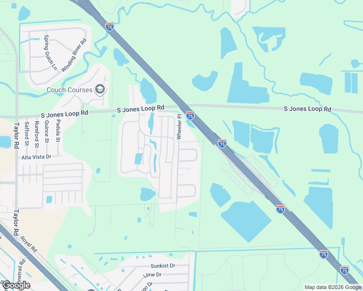 map of restaurants, bars, coffee shops, grocery stores, and more near 27850 Leatherwood Circle in Punta Gorda