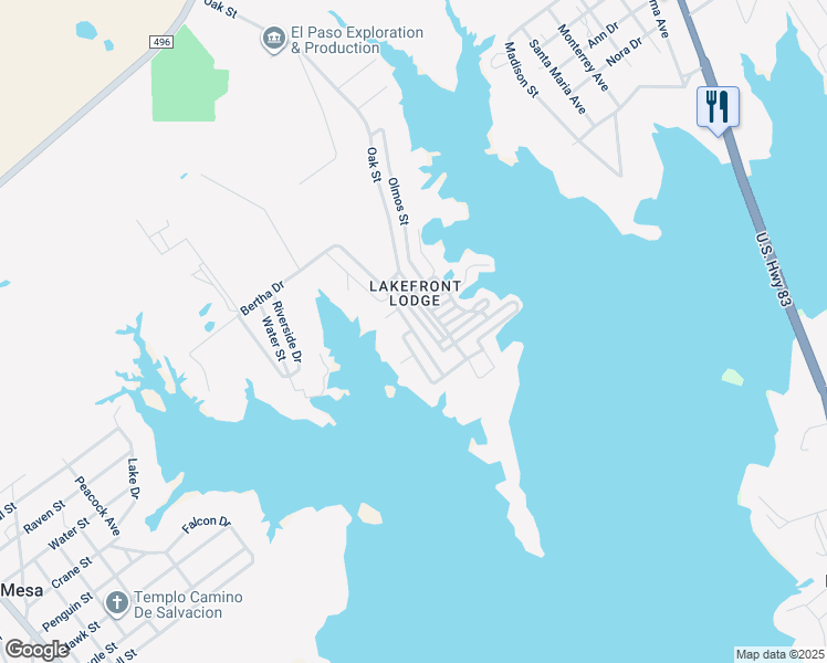 map of restaurants, bars, coffee shops, grocery stores, and more near 452 Mesquite Street in Zapata