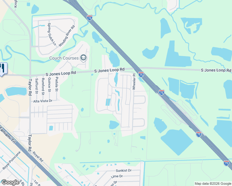map of restaurants, bars, coffee shops, grocery stores, and more near 375 Potomac Drive in Punta Gorda