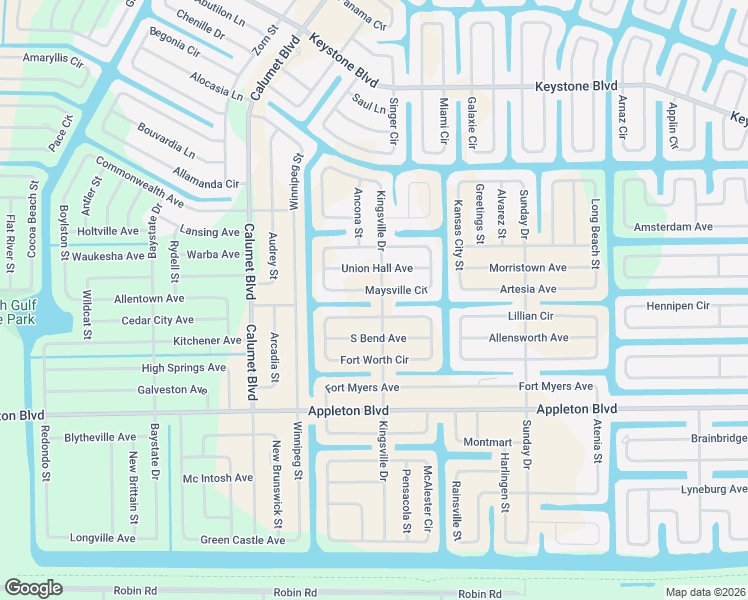 map of restaurants, bars, coffee shops, grocery stores, and more near 10182 Kingsville Drive in Port Charlotte