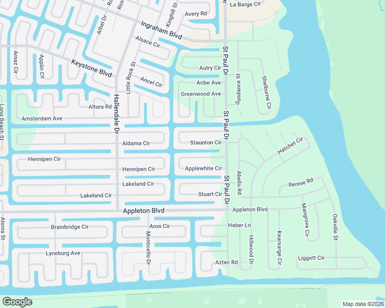 map of restaurants, bars, coffee shops, grocery stores, and more near 15635 Applewhite Circle in Port Charlotte
