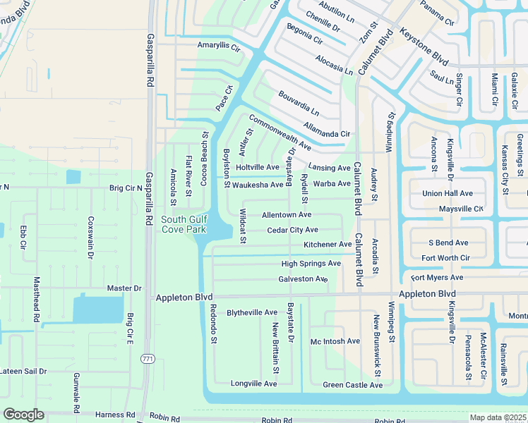 map of restaurants, bars, coffee shops, grocery stores, and more near 13306 Cedar City Avenue in Port Charlotte