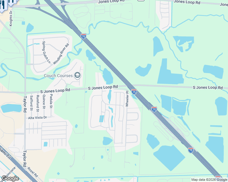map of restaurants, bars, coffee shops, grocery stores, and more near 29115 South Jones Loop Road in Punta Gorda