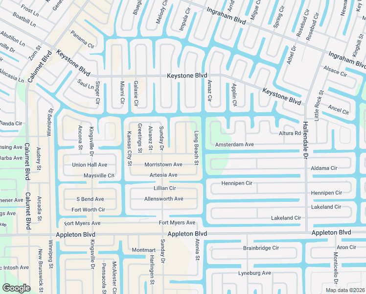 map of restaurants, bars, coffee shops, grocery stores, and more near 10075 Hackensack Street in Port Charlotte
