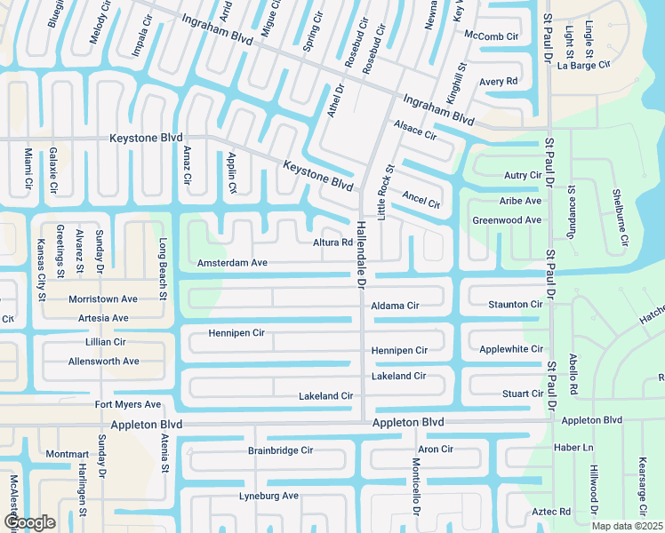 map of restaurants, bars, coffee shops, grocery stores, and more near 15173 Amsterdam Avenue in Port Charlotte