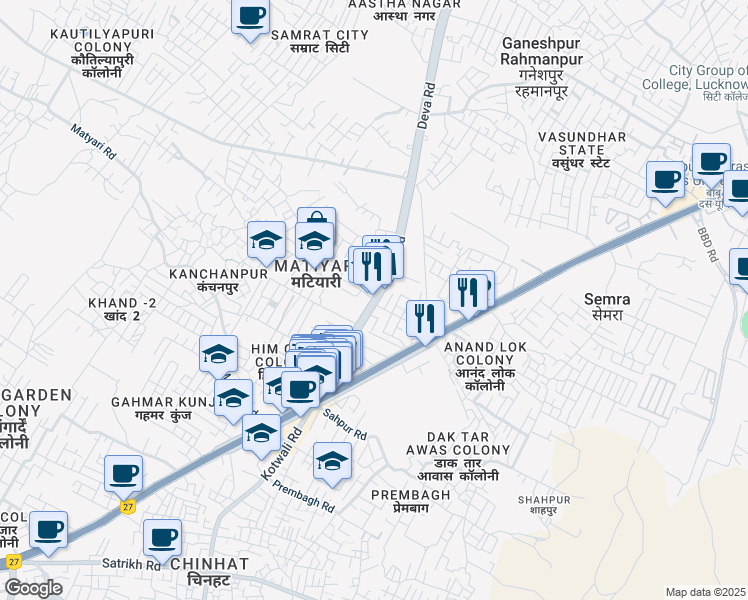 Mohan Road Lucknow Map Deva Road, Lucknow Up - Walk Score