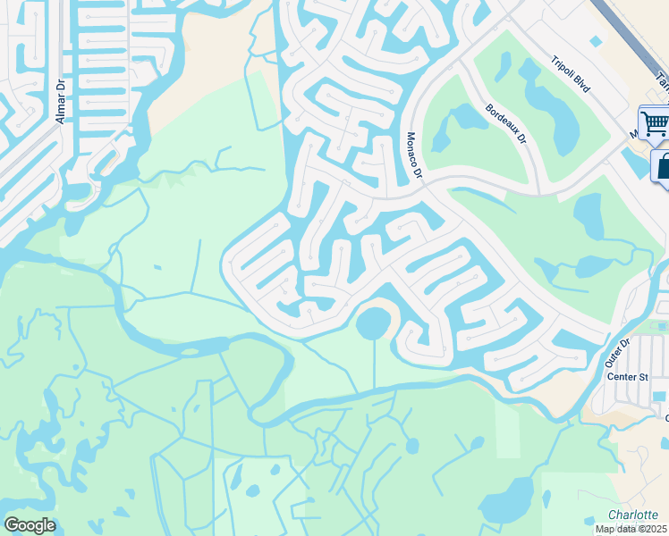 map of restaurants, bars, coffee shops, grocery stores, and more near 4018 Maltese Court in Punta Gorda