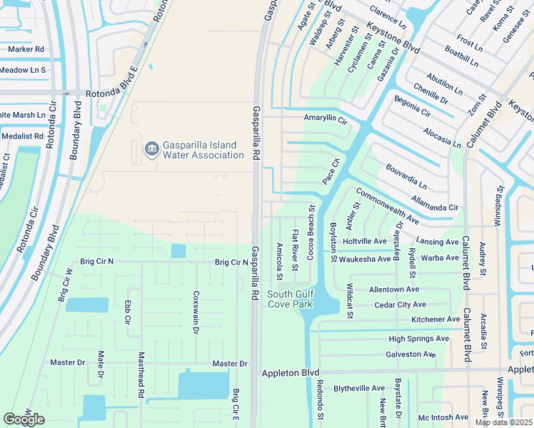 map of restaurants, bars, coffee shops, grocery stores, and more near 10020 Winborough Drive in Port Charlotte