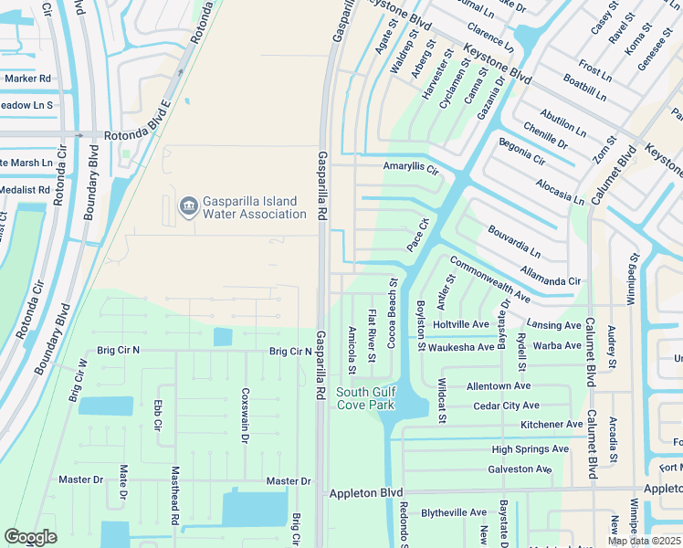 map of restaurants, bars, coffee shops, grocery stores, and more near 10020 Winborough Drive in Port Charlotte