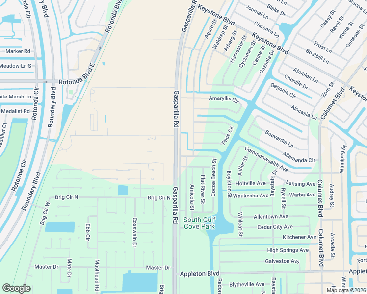 map of restaurants, bars, coffee shops, grocery stores, and more near 9482 Winborough Drive in Port Charlotte