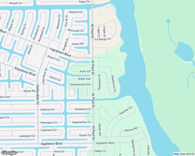 map of restaurants, bars, coffee shops, grocery stores, and more near 9509 Sundance Street in Port Charlotte