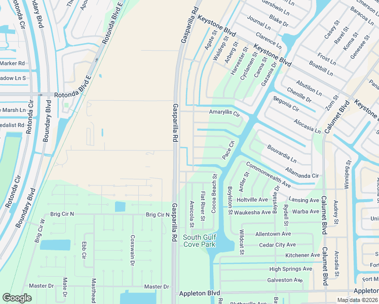map of restaurants, bars, coffee shops, grocery stores, and more near 9482 Winborough Drive in Port Charlotte