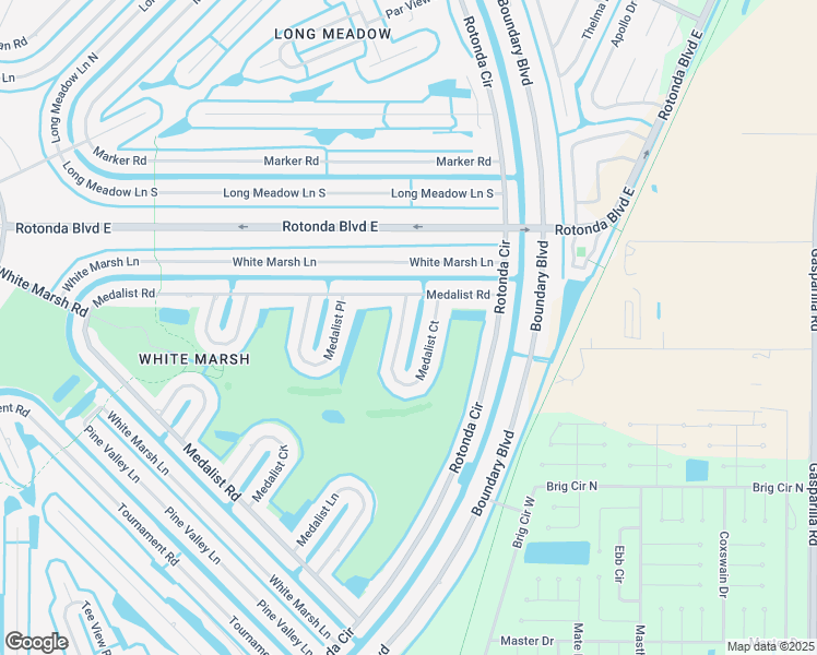 map of restaurants, bars, coffee shops, grocery stores, and more near 47 Medalist Court in Rotonda West