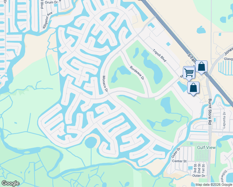 map of restaurants, bars, coffee shops, grocery stores, and more near 437 Madrid Boulevard in Punta Gorda