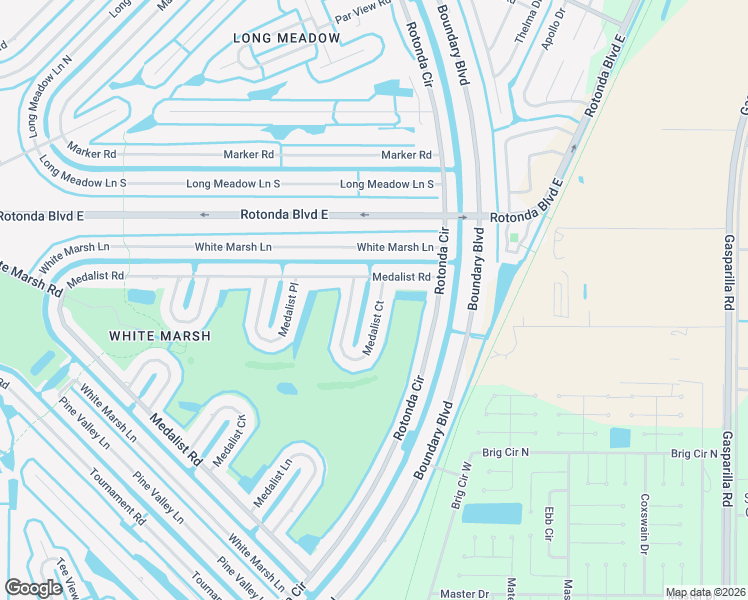 map of restaurants, bars, coffee shops, grocery stores, and more near 7 Medalist Court in Rotonda West