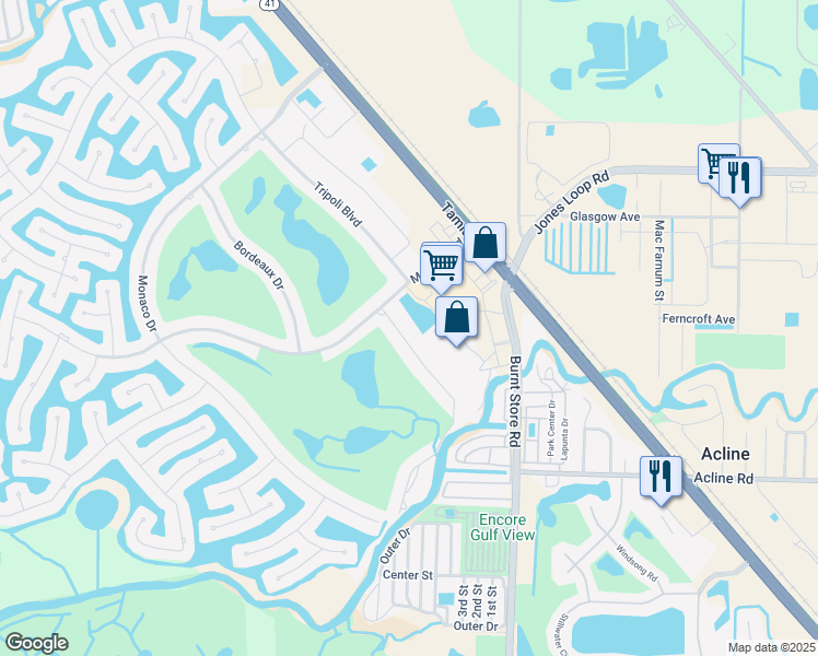 map of restaurants, bars, coffee shops, grocery stores, and more near 3918 San Rocco Drive in Punta Gorda
