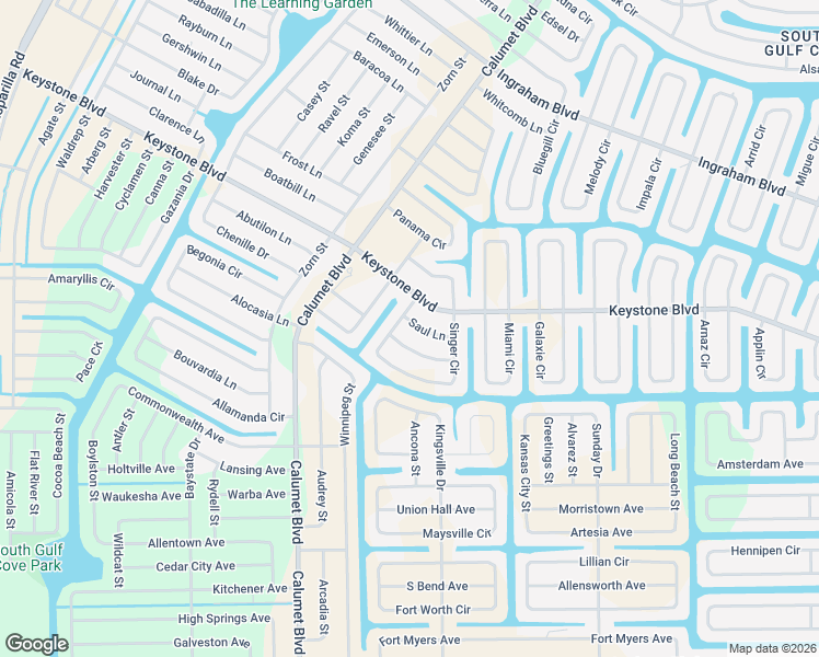 map of restaurants, bars, coffee shops, grocery stores, and more near 14120 Bethesda Lane in Port Charlotte