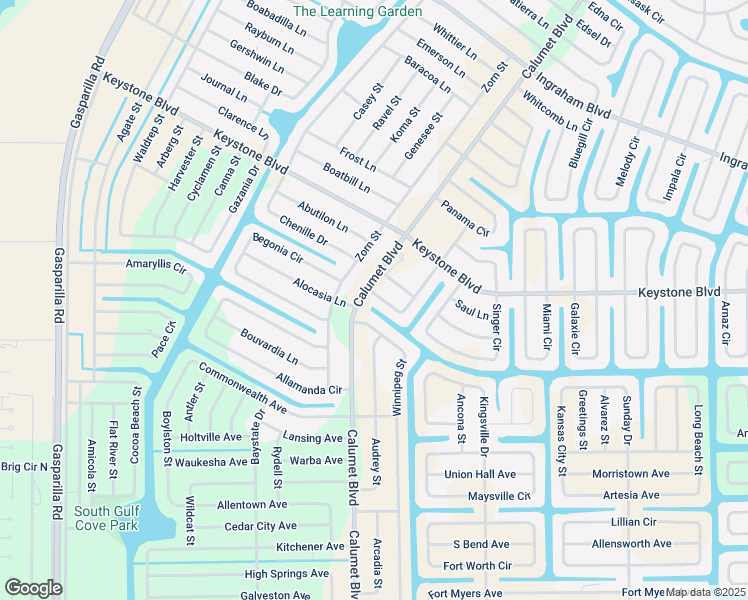 map of restaurants, bars, coffee shops, grocery stores, and more near 9518 Wacker Terrace in Port Charlotte