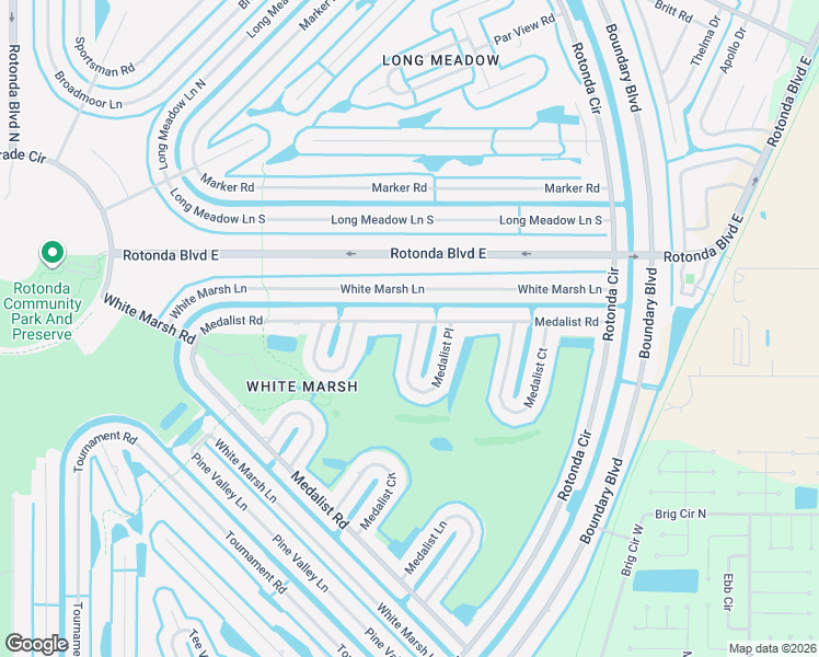 map of restaurants, bars, coffee shops, grocery stores, and more near 65 Medalist Road in Rotonda West