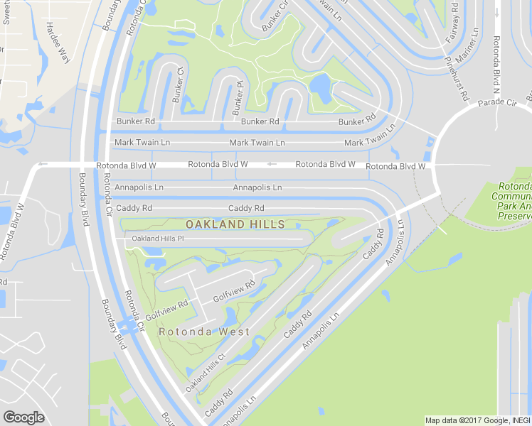 map of restaurants, bars, coffee shops, grocery stores, and more near 199 Caddy Road in Rotonda West