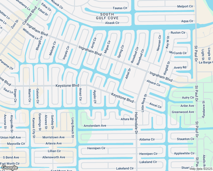 map of restaurants, bars, coffee shops, grocery stores, and more near 9546 Modesto Circle in Port Charlotte