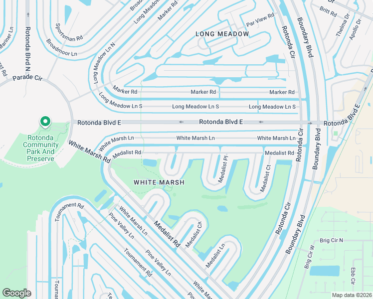 map of restaurants, bars, coffee shops, grocery stores, and more near 77 Medalist Road in Rotonda West